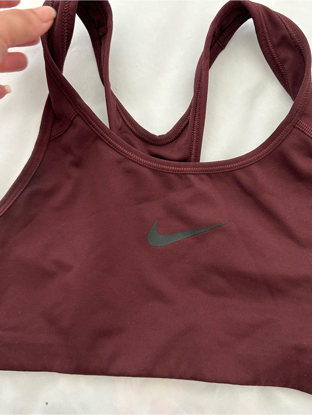 Nike maroon sports bra xs - Picture 9 of 11